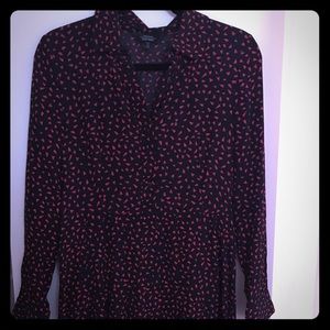 Mod heart print dress